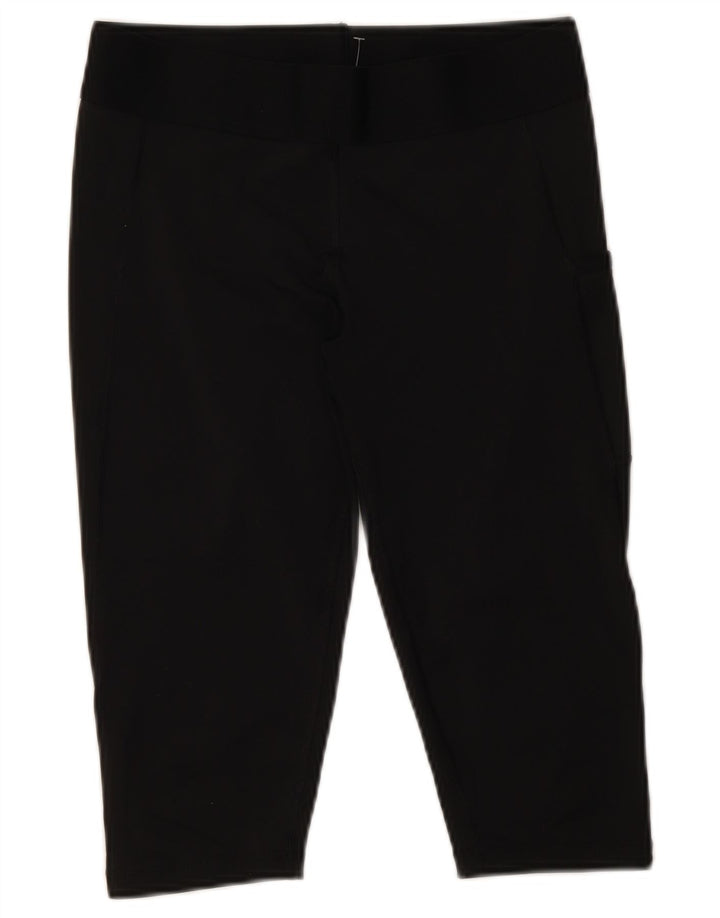 ADIDAS Leggings Capri Gráficos para Mujer Reino Unido 12/14 Mediano Negro