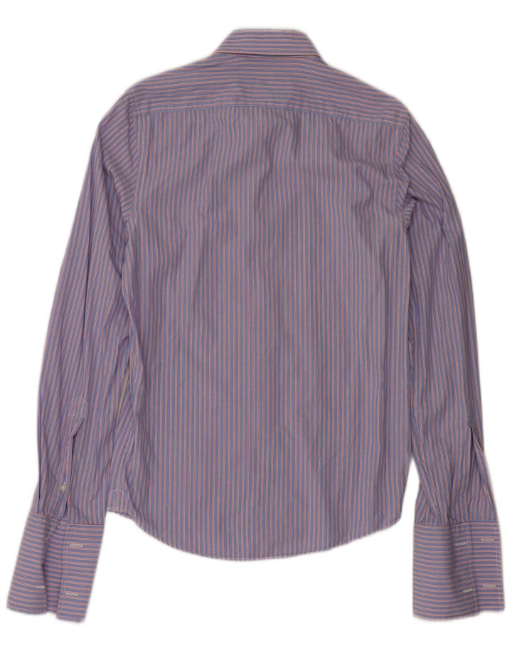 Jack Wills Camisa Formal Hombre Algodón Rayas Azul Pequeña