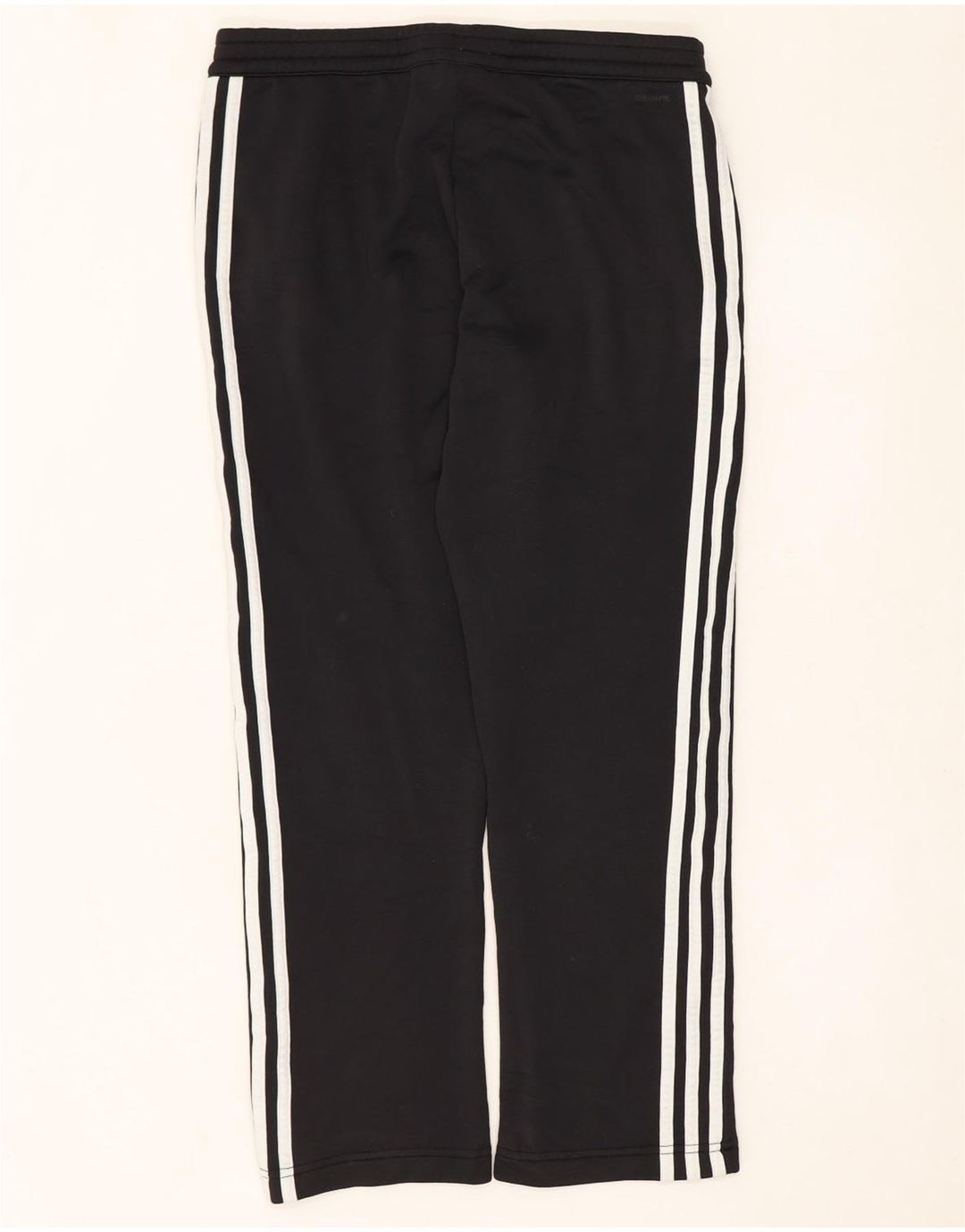 Adidas Mujer Climalite Chándal Pantalones UK 14 Mediano Negro Poliéster