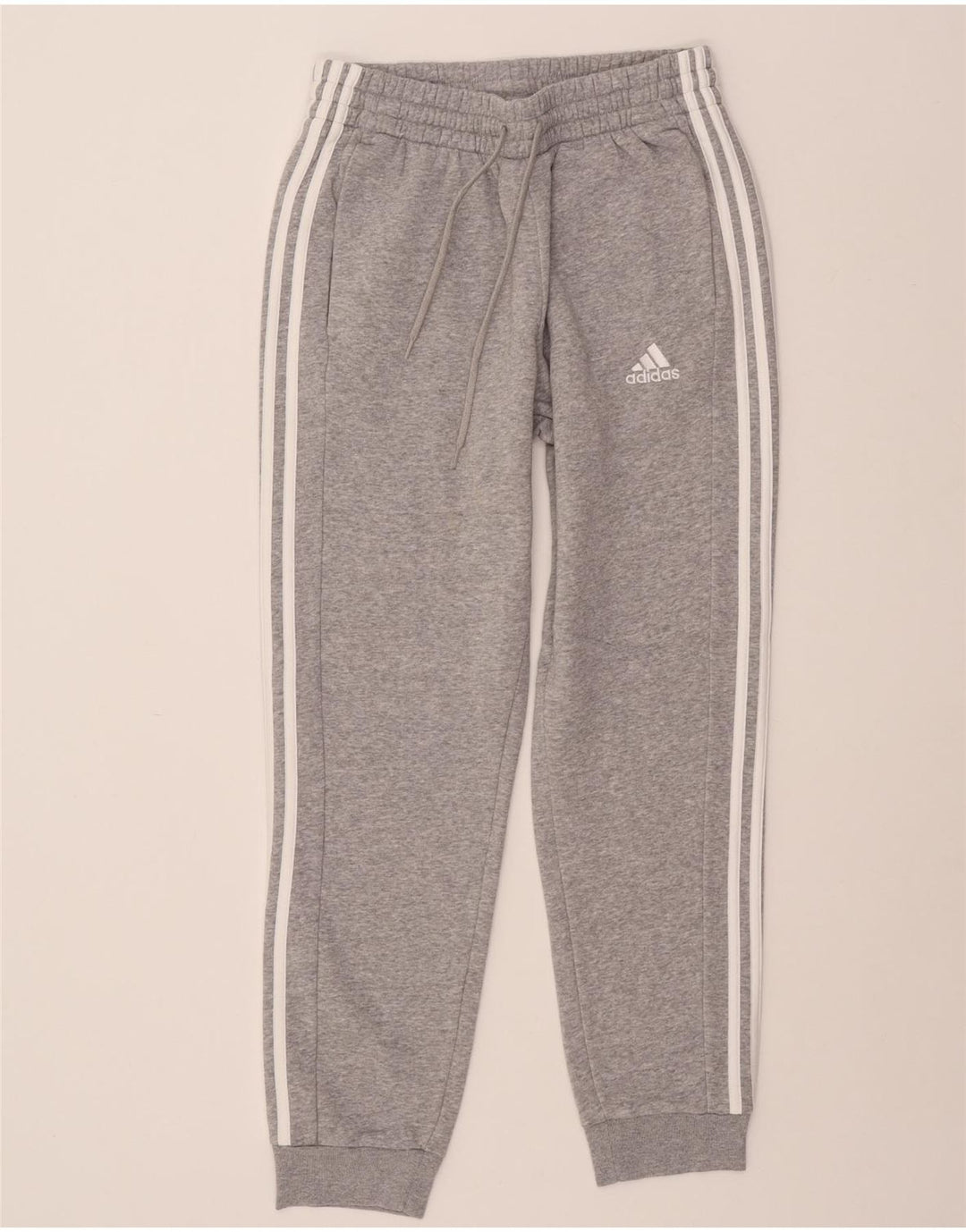 ADIDAS Pantalones de chándal para mujer Joggers UK 14 Algodón gris medio