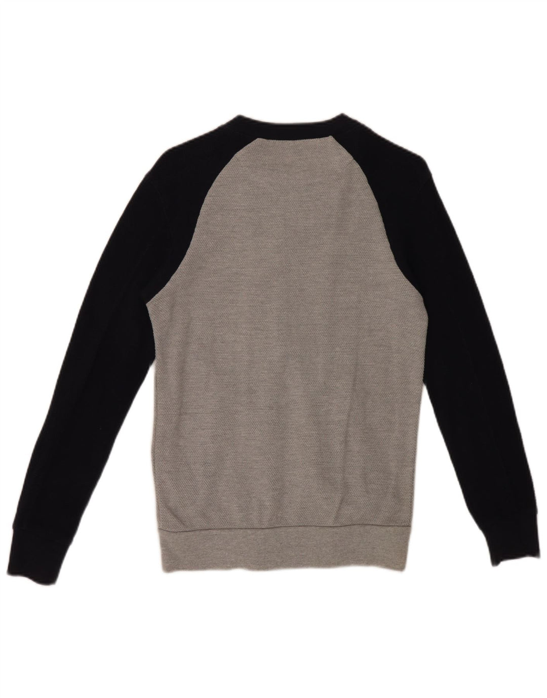 Zara Hombre Chándal Top Chaqueta Small Gris Colorblock Algodón