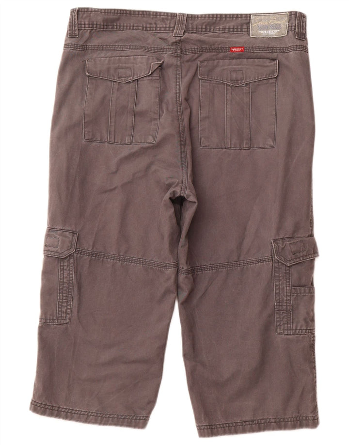 HERO BY JOHN MEDOOX Bermudas tipo cargo para hombre UK 43 Large W36 Algodón gris