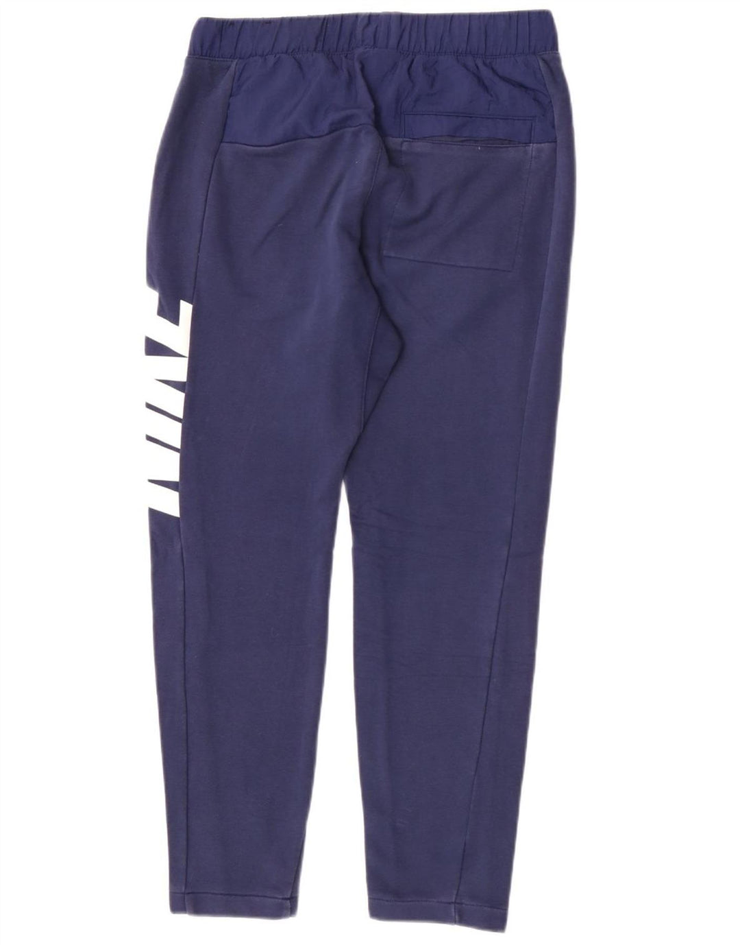 Nike Pantalones De Chándal Gráficos De Algodón Azul Pequeño - Hombre