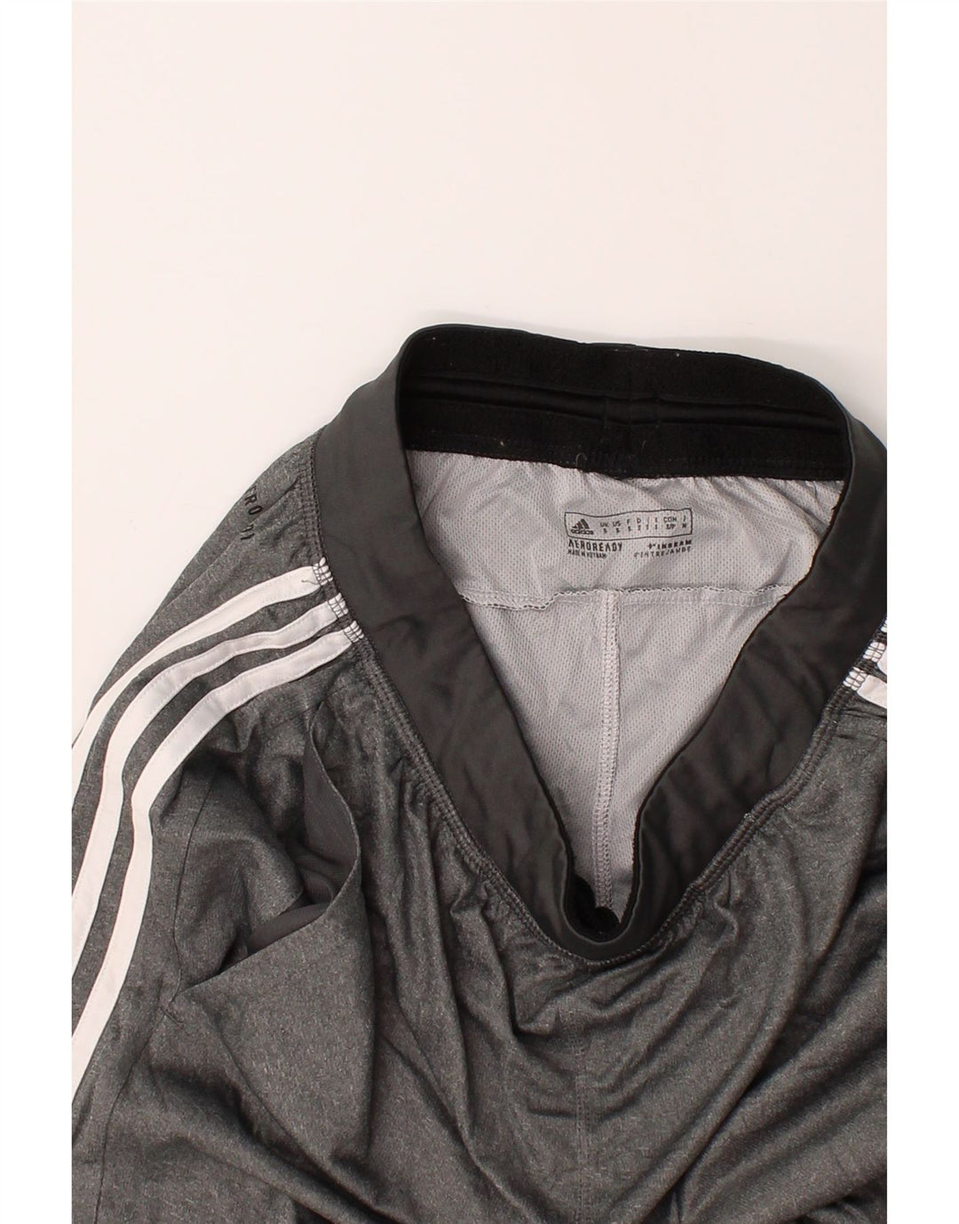 ADIDAS Mens Aeroready Sport Shorts Small Grey Polyester Vintage Adidas and Second-Hand Adidas from Messina Hembry 