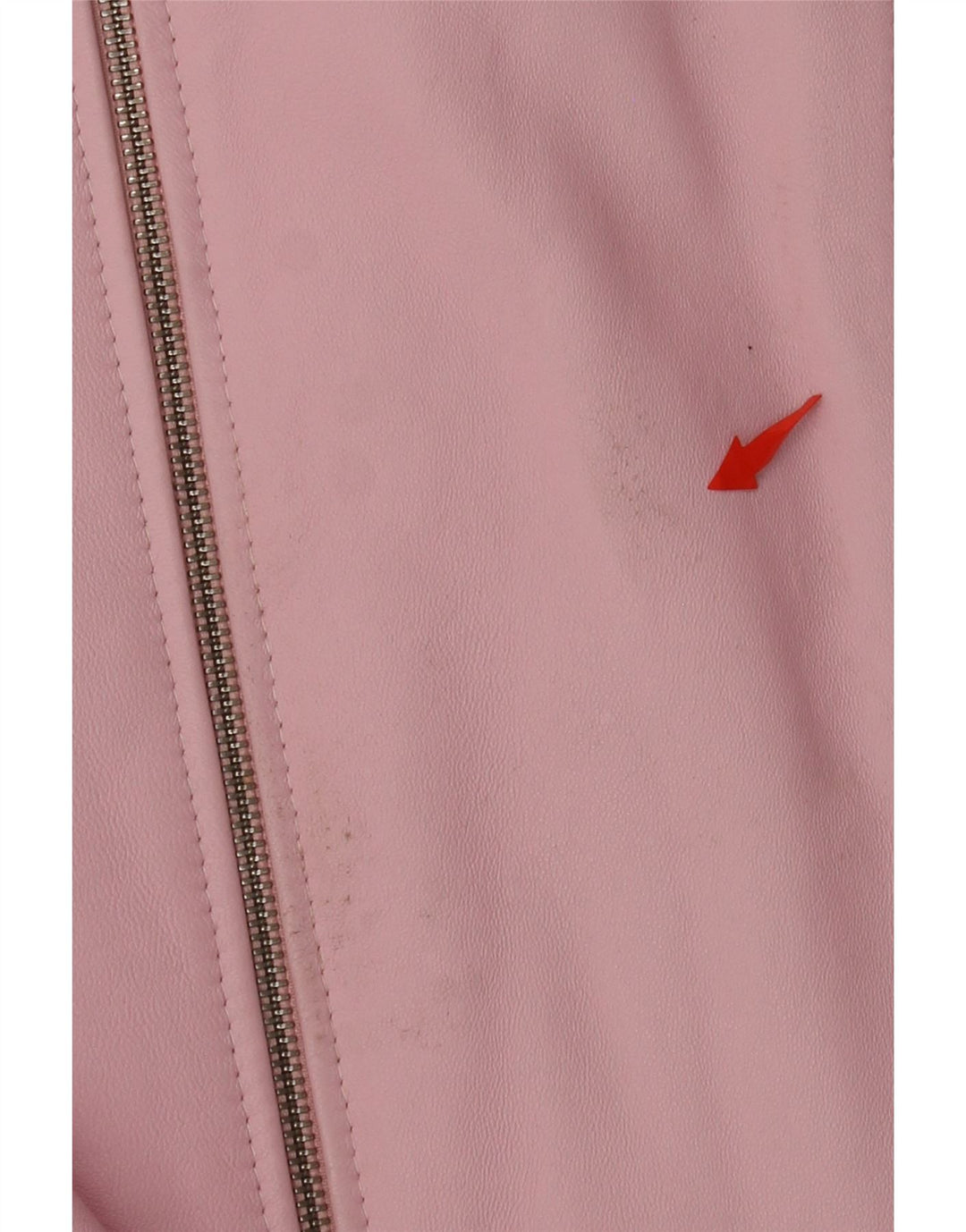 CABRINI Chaqueta de cuero para mujer UK 46 Cuero rosa grande