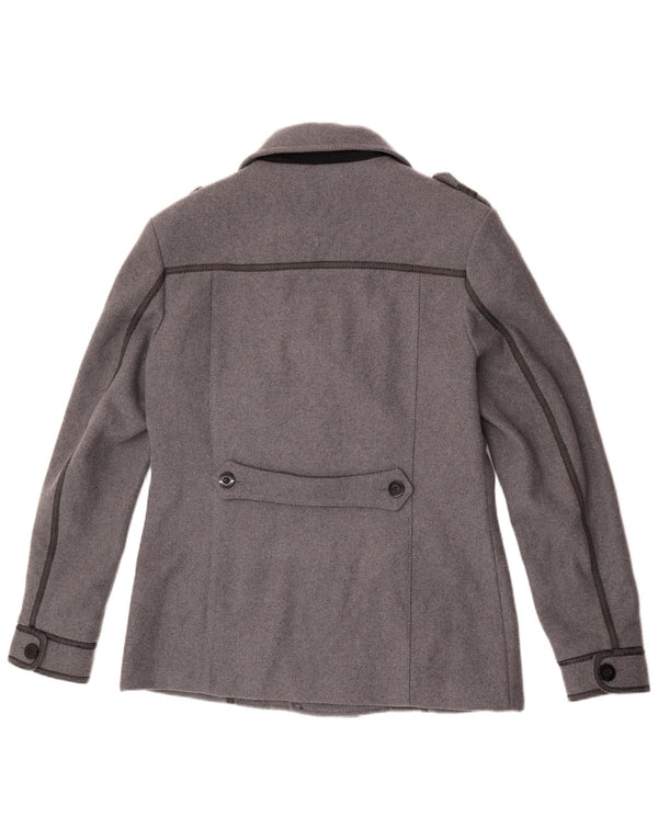 Zu Elements Chaquetón para hombre UK 42 XL Lana gris
