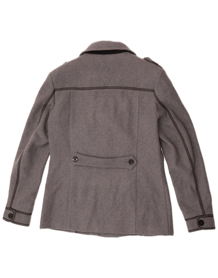 Zu Elements Chaquetón para hombre UK 42 XL Lana gris