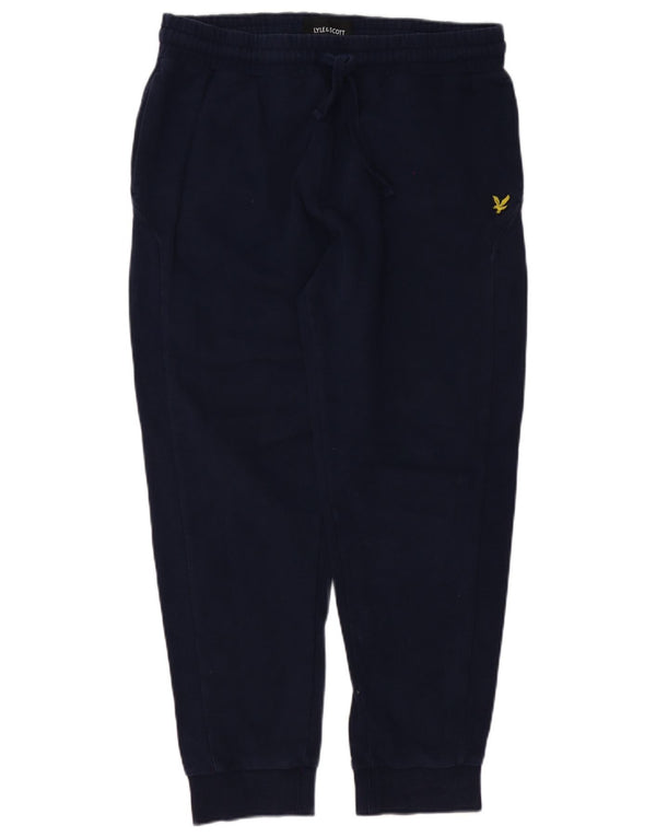 Lyle & Scott Pantalones de Chándal para Hombre Joggers Large Azul Marino Algodón