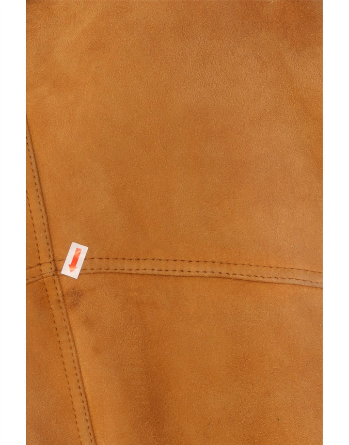 VINTAGE Chaqueta de piel de oveja para hombre IT 50 Piel de oveja beige grande