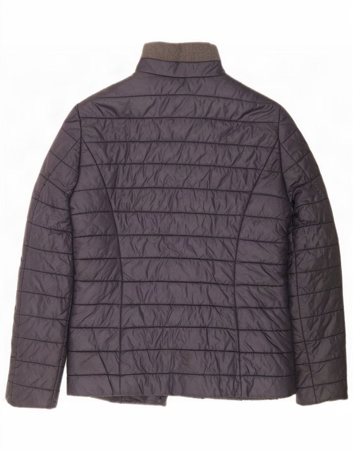 Gerry Weber Chaqueta acolchada para mujer Reino Unido 14 Grande Poliéster azul marino