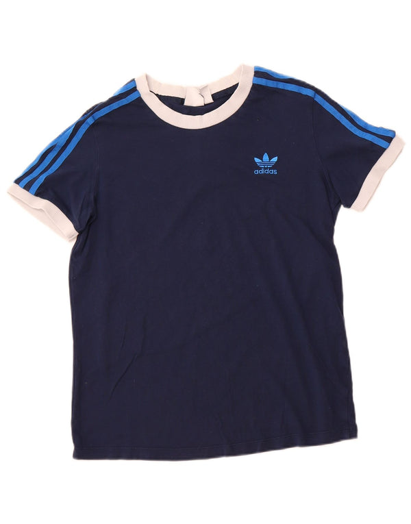 ADIDAS Camiseta para mujer Top UK 12 Medium Azul marino
