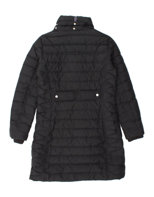 TOMMY HILFIGER Womens Padded Coat UK 14 Medium Navy Blue Polyester
