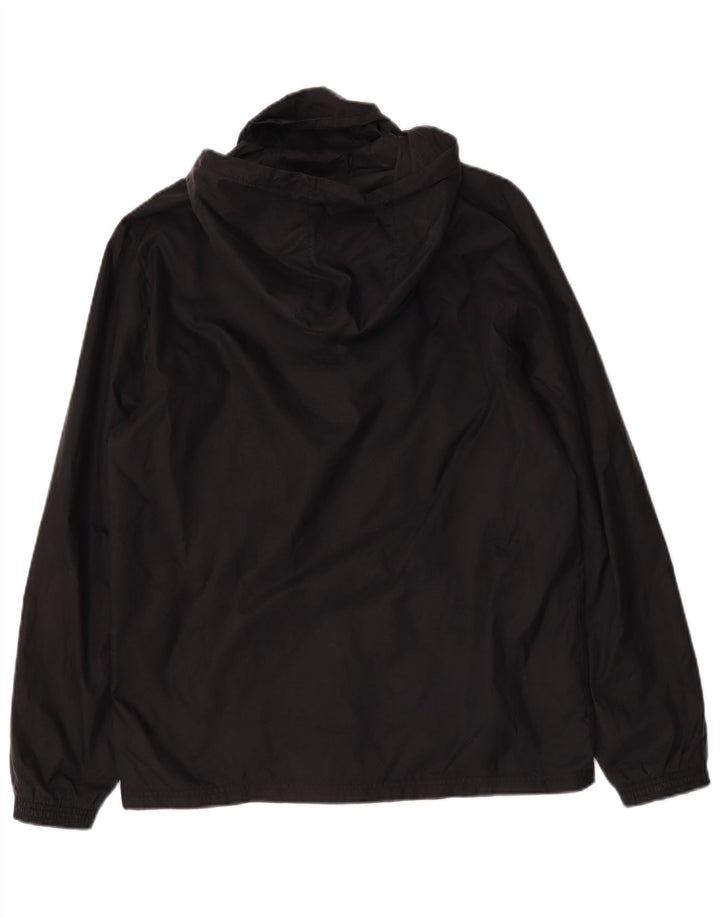 Adidas Chaqueta impermeable con capucha para hombre UK 38 Medium Black Polyamide