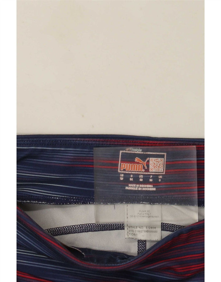 Puma Leggings Capri para Mujer UK 8 Small Multicolor Rayas