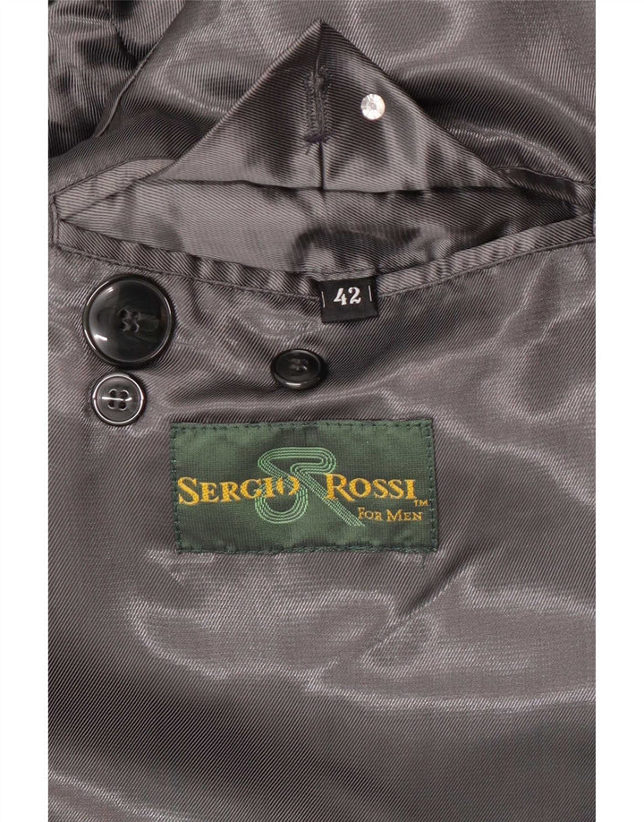 Abrigo para hombre Sergio rossi ES 42 XL Lana gris