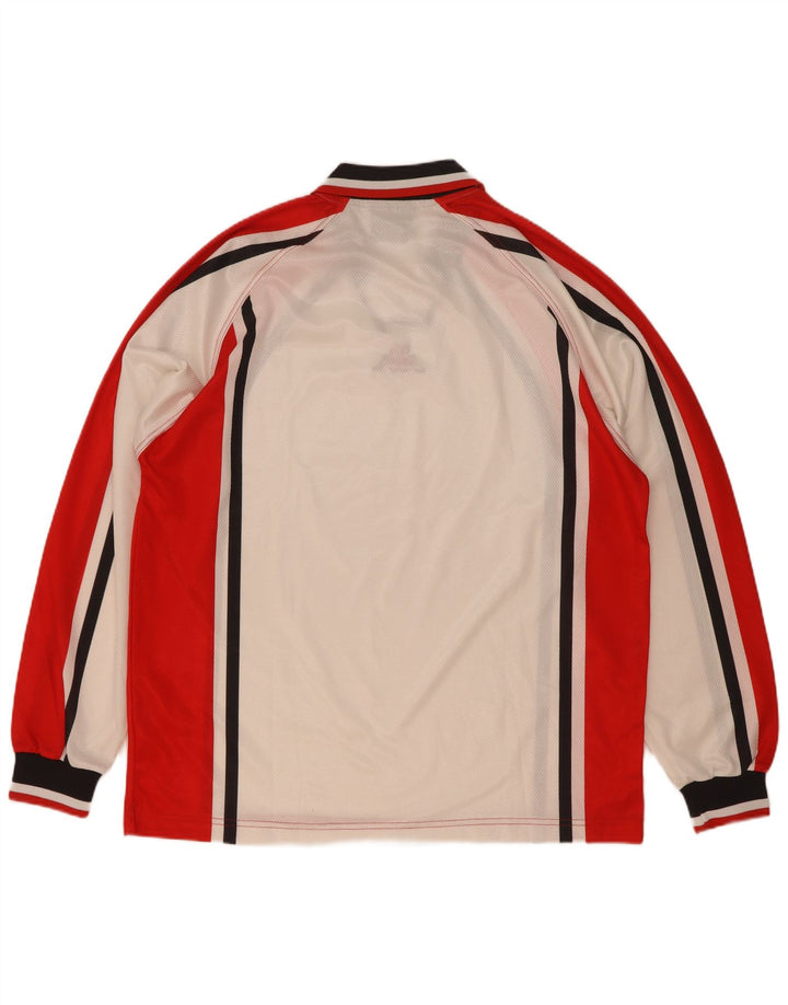 Kappa Hombre Gara Top Manga Larga XL Blanco Colorblock Poliéster