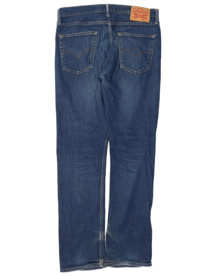 LEVI'S Vaqueros rectos ajustados 513 para hombre W32 L32 Algodón azul
