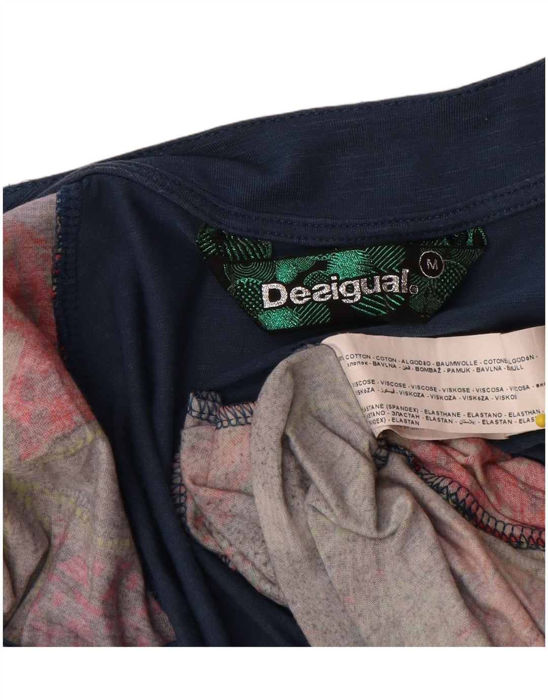 Desigual Vestido gráfico de burbujas para mujer UK 40 Medio Multicolor Geométrico