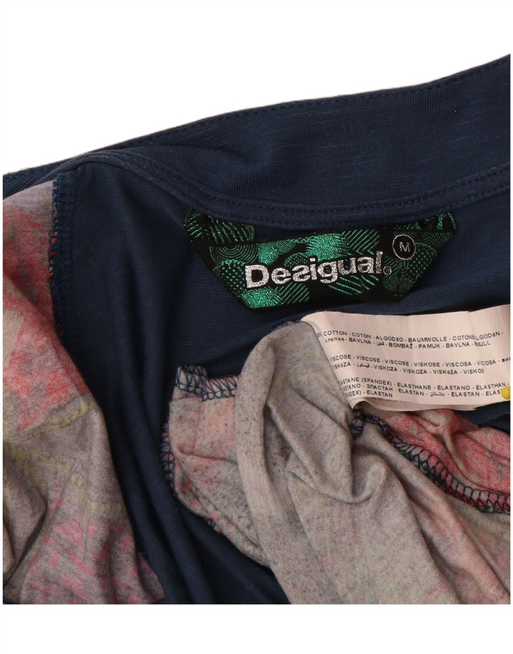 Desigual Vestido gráfico de burbujas para mujer UK 40 Medio Multicolor Geométrico