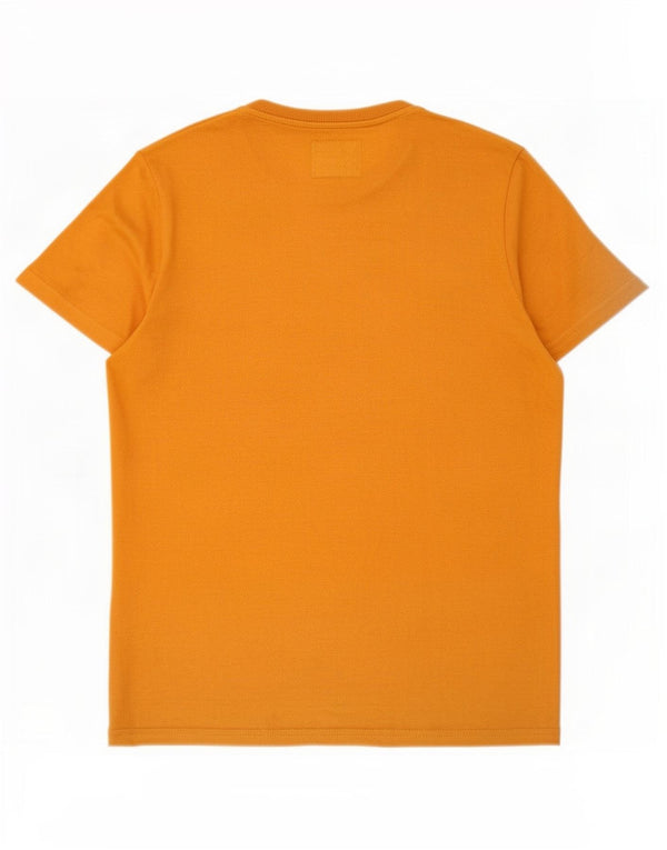 Superdry Camiseta gráfica para hombre Top grande de algodón naranja