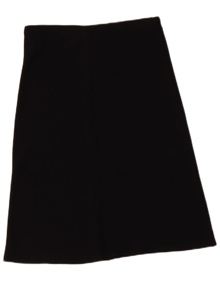 Falda Vintage Mujer A-Line W30 Viscosa Negra Mediana