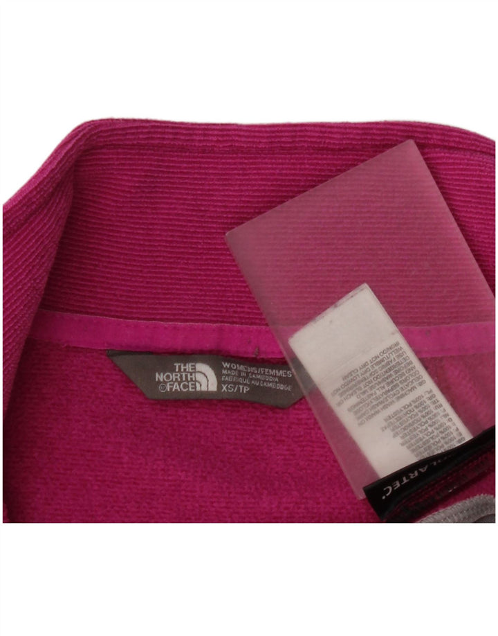 The North Face Chaqueta superior de chándal para mujer UK 6 XS Poliéster rosa