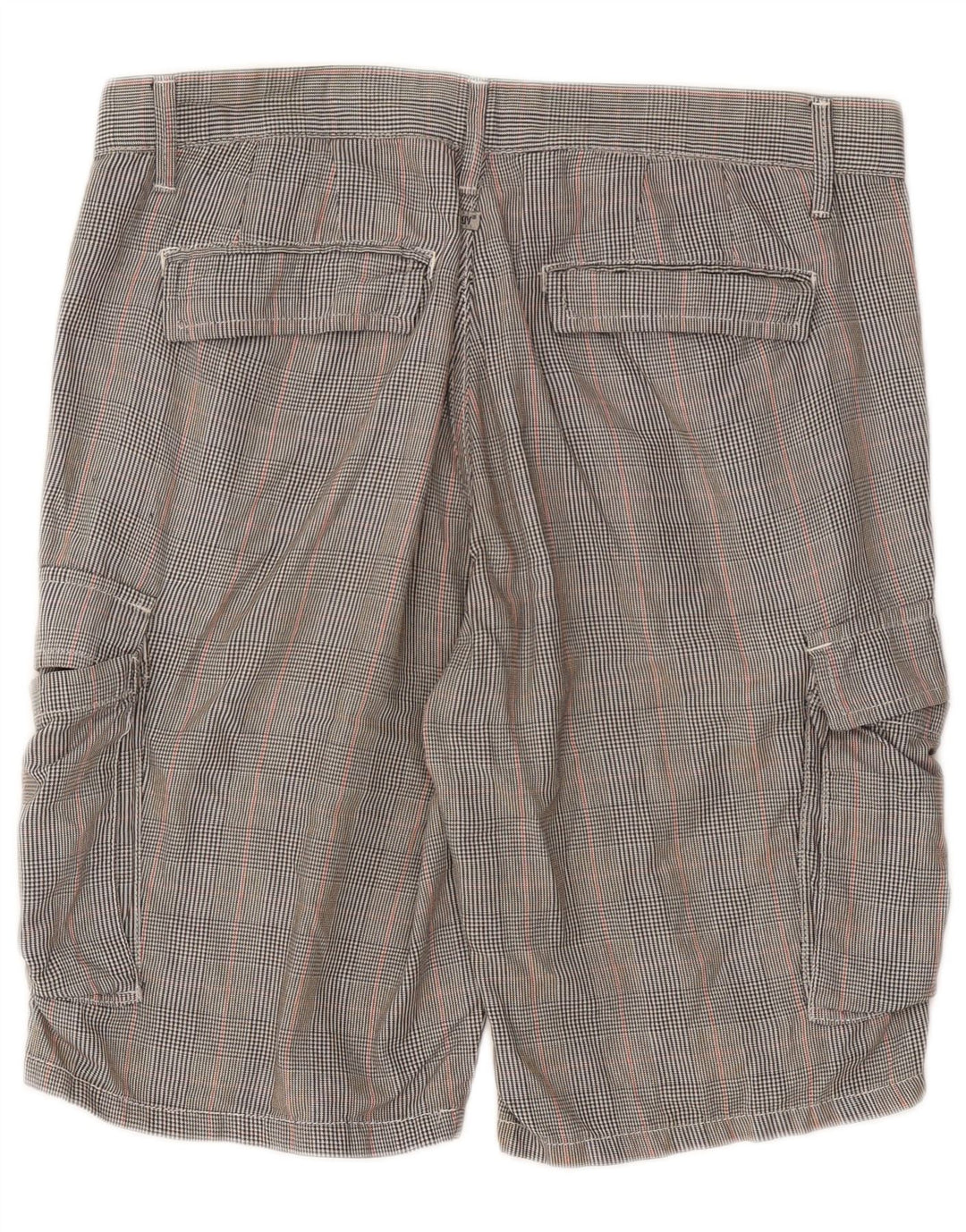 Pantalones cortos cargo para hombre Jaggy W33 Algodón de pata de gallo gris medio