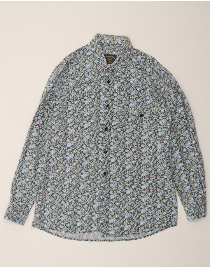 Camisa Azzurra Hombre Grande Multicolor Floral