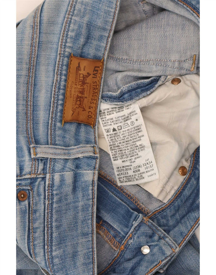 Vaqueros Levi's Mujer 570 Rectos W34 L29 Algodón Azul