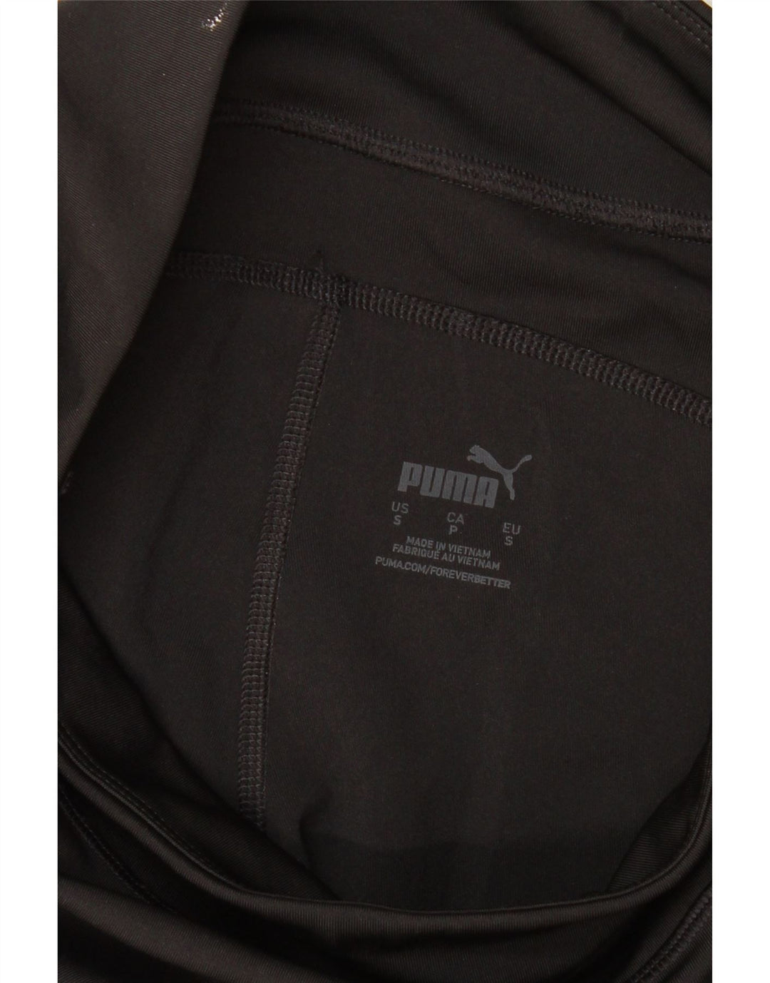 PUMA Womens Graphic Leggings UK 8 Small  Black Vintage Puma and Second-Hand Puma from Messina Hembry 