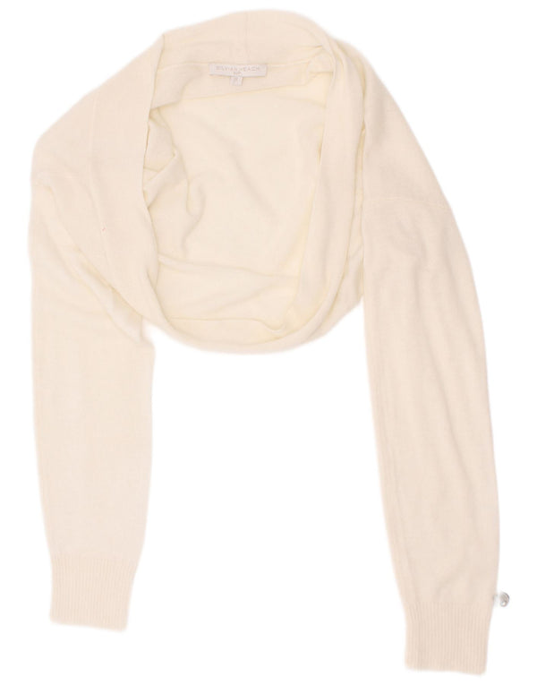 Silvian Heach Top Bolero para Mujer UK 8 Small Off White Viscosa