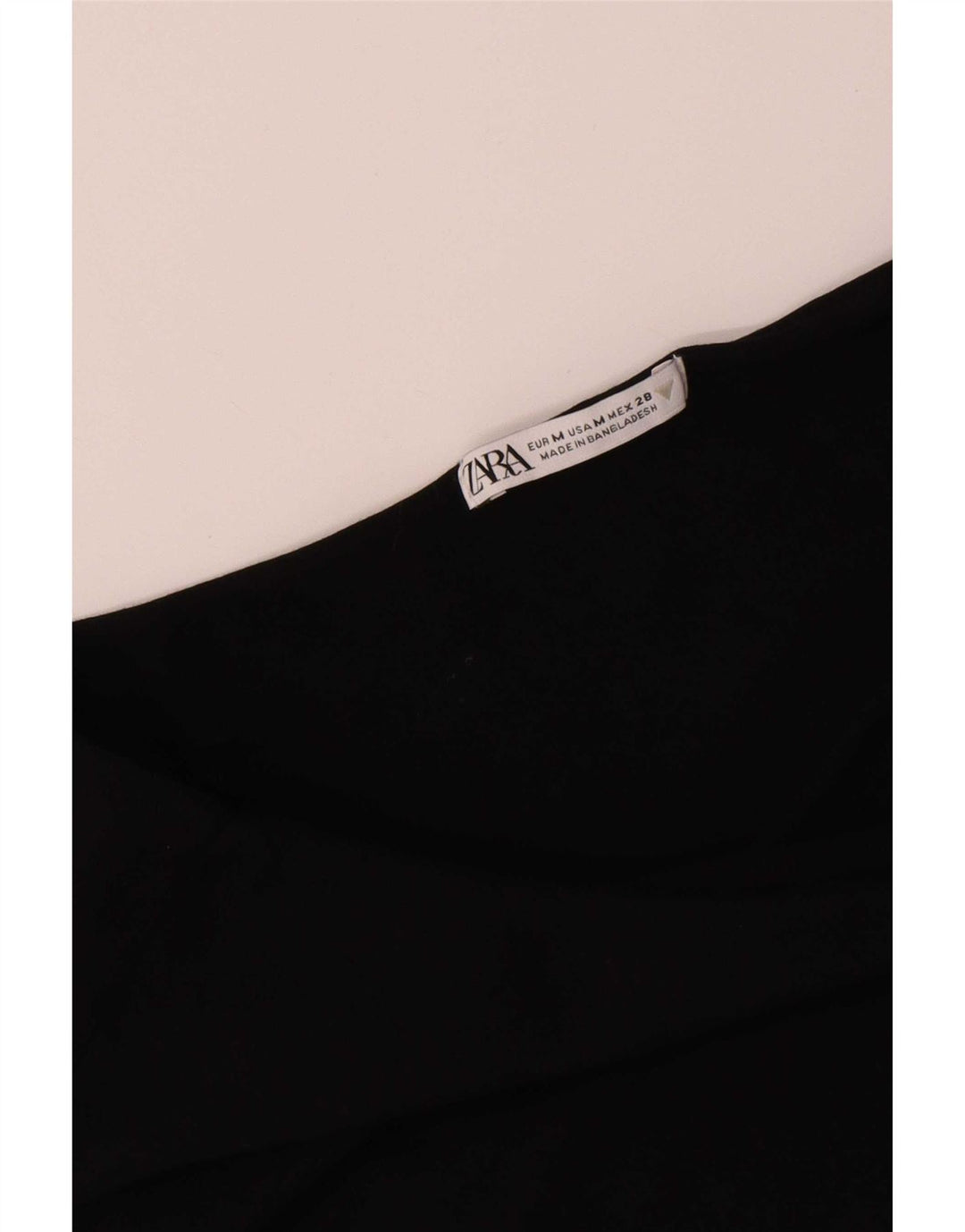 Zara Body De Un Hombro Para Mujer UK 42 Mediano Algodón Negro