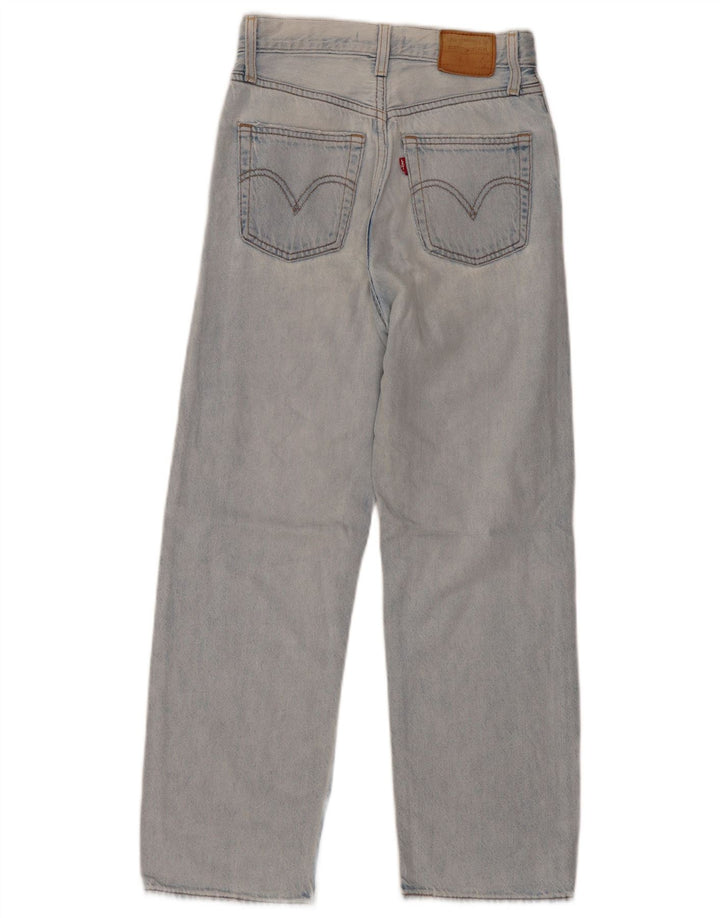 Vaqueros Levi's Ribcage Rectos Mujer W24 L26 Algodón Azul