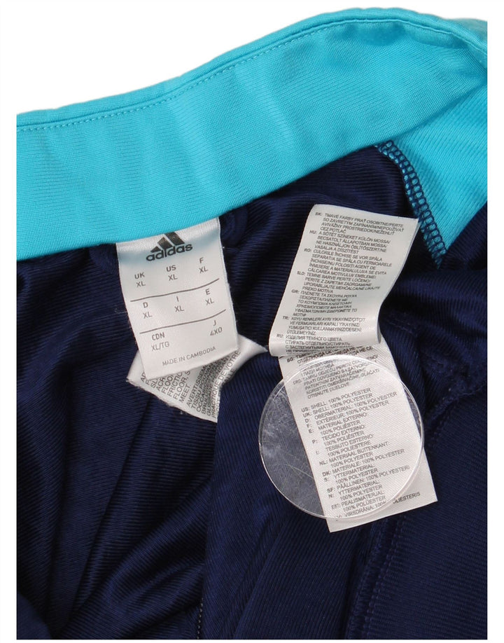 ADIDAS Chándal completo para hombre XL Azul marino Colorblock Poliéster