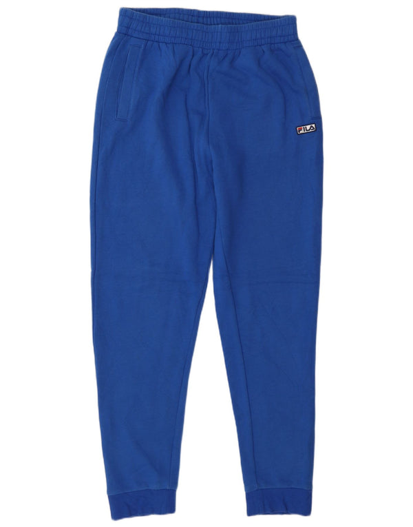 Fila Hombre Pantalones De Chándal Joggers Small Azul Algodón