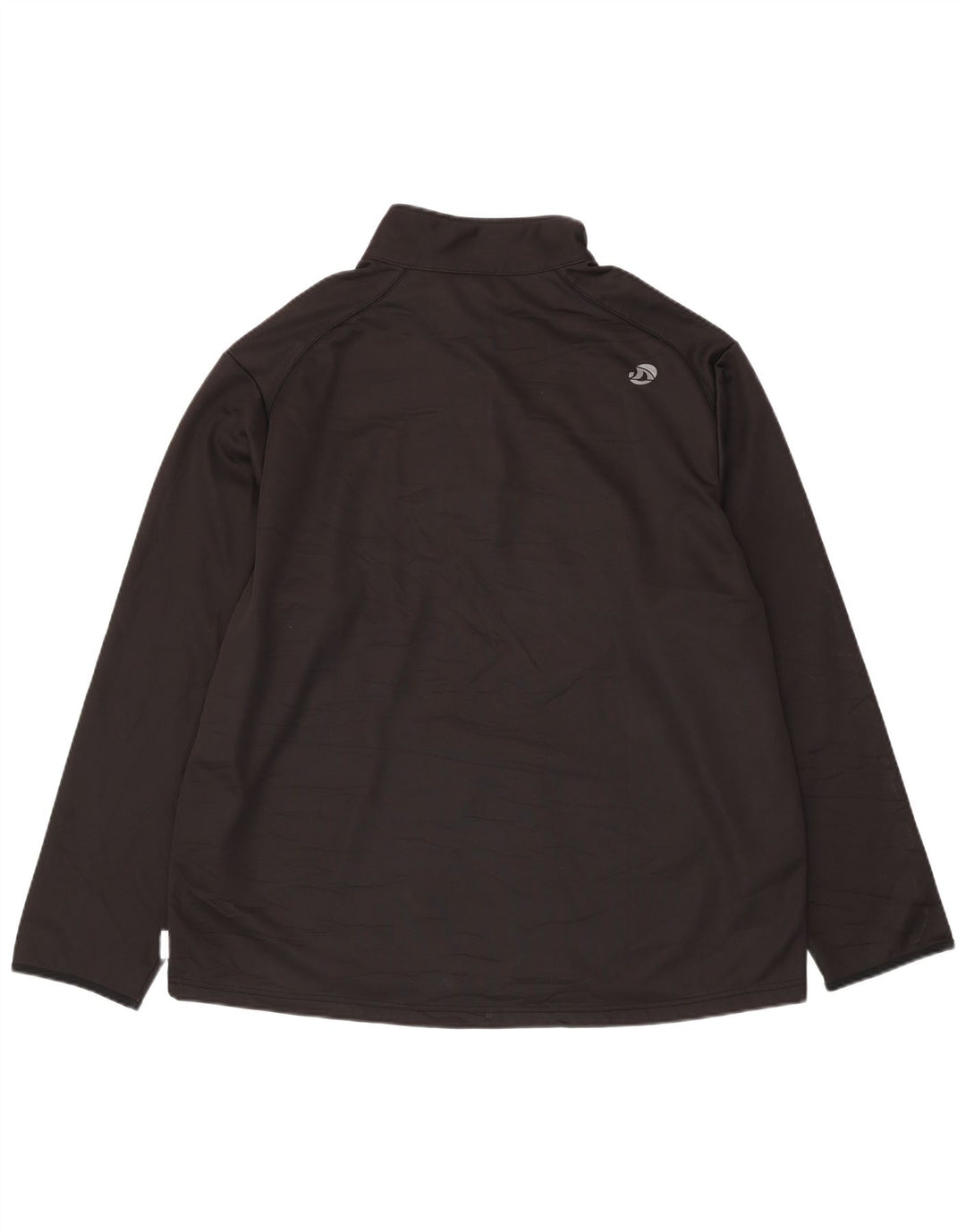 TRIBORD Sudadera con cuello y cremallera para hombre Jersey 3XL Poliéster negro