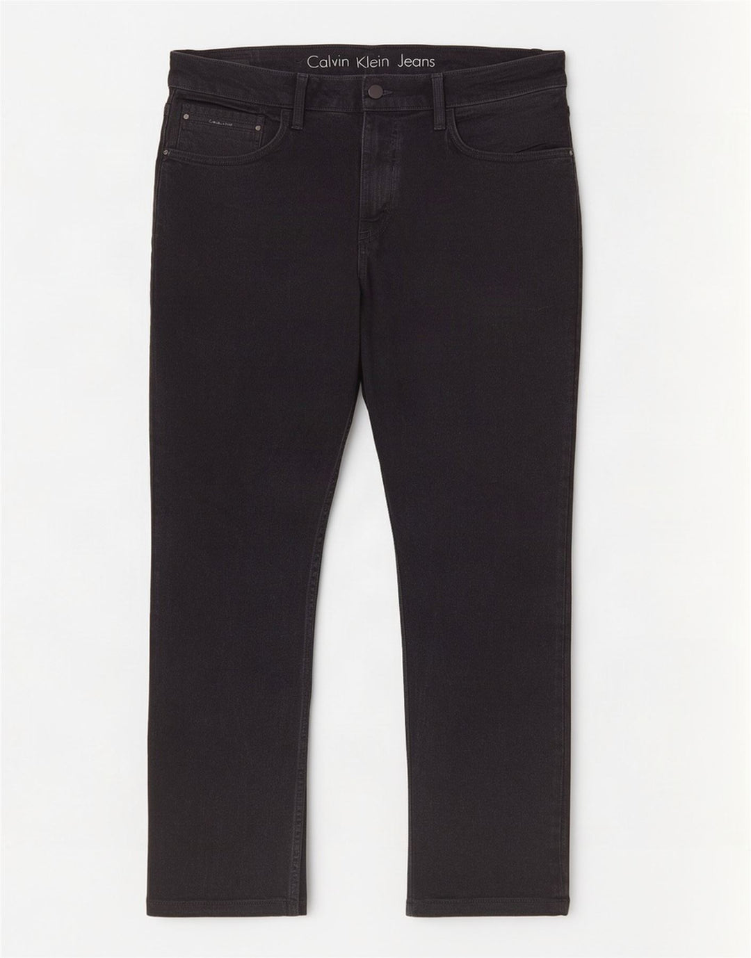 Calvin Klein Jeans rectos para hombre W36 L27 Algodón negro