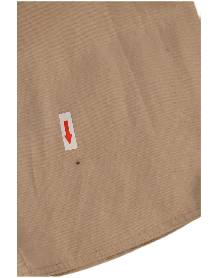 Zara Mujer Abrigo Reino Unido 46 Grande Beige Lyocell