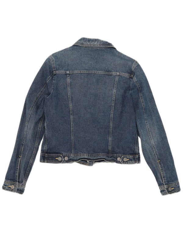 Nuevo Penny Chaqueta vaquera corta para mujer UK 40 Azul medio Algodón