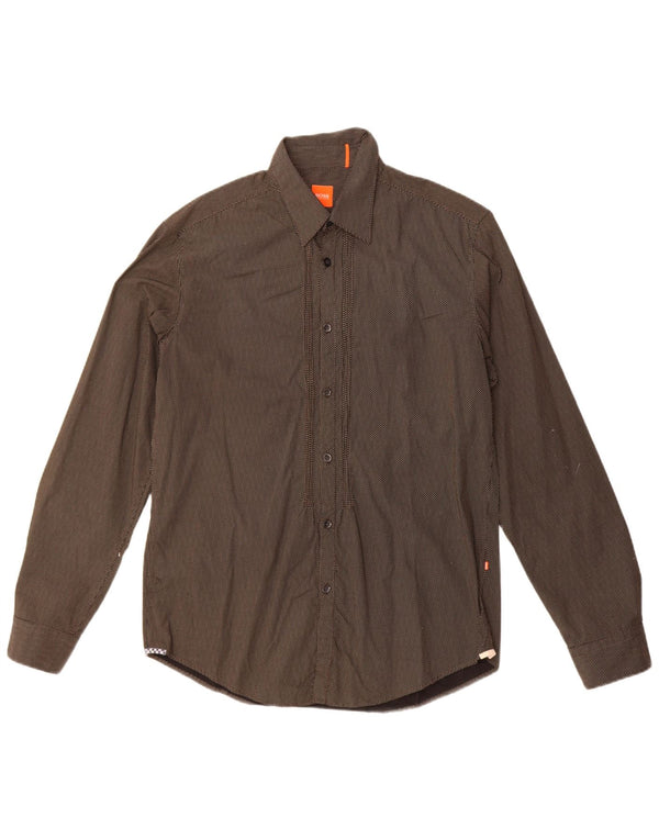 Camisas HUGO BOSS Hombre | Camisa mediana de algodón con lunares negros