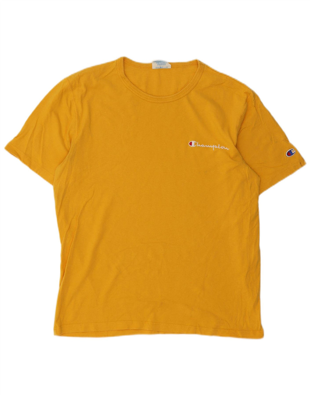 CHAMPION Camiseta Heritage para hombre Top mediano amarillo