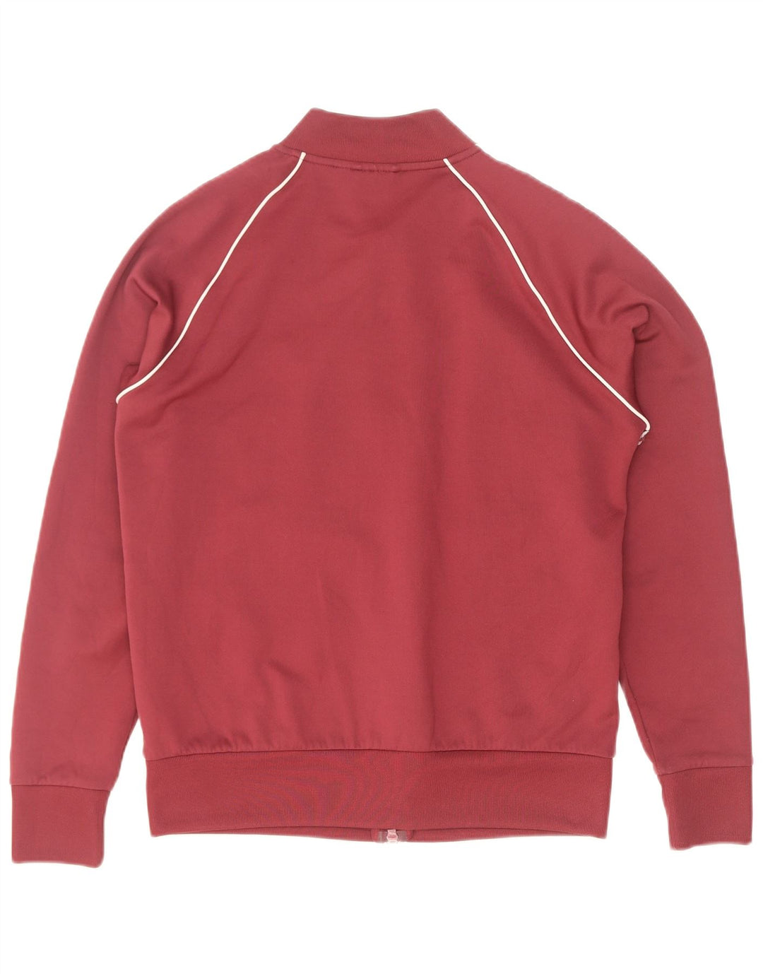 Adidas Mens Chándal Top Chaqueta Pequeña Borgoña