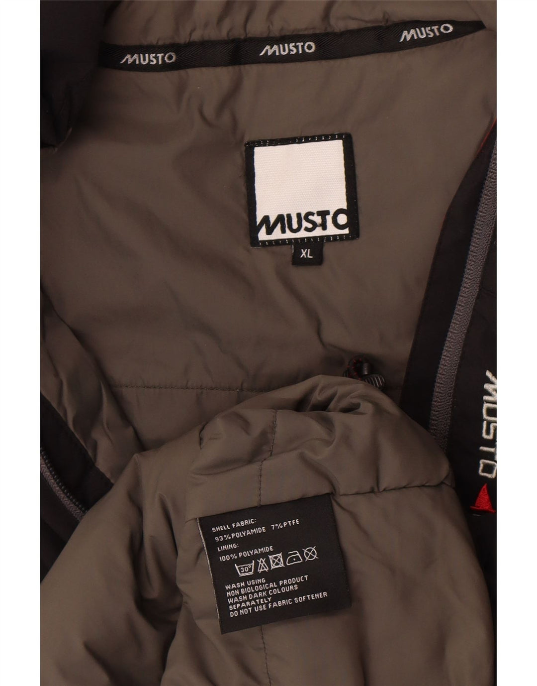 Musto Chaleco acolchado para hombre UK 42 XL Poliamida negra