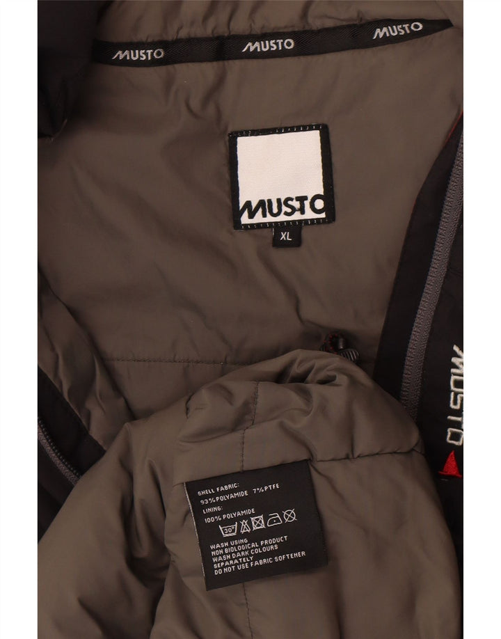 Musto Chaleco acolchado para hombre UK 42 XL Poliamida negra