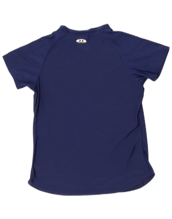 Camiseta Under Armour Mujer Top Small Azul Marino Poliéster