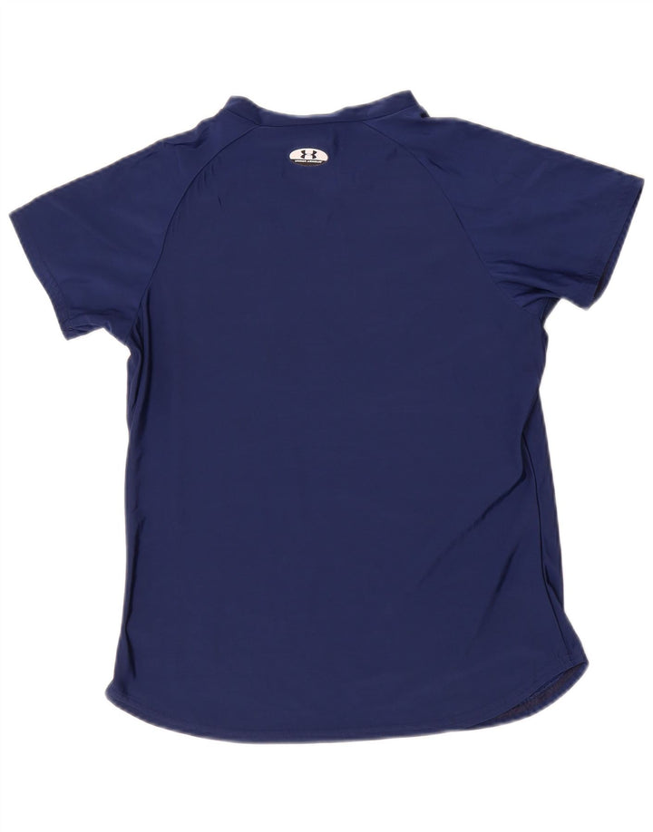 Camiseta Under Armour Mujer Top Small Azul Marino Poliéster