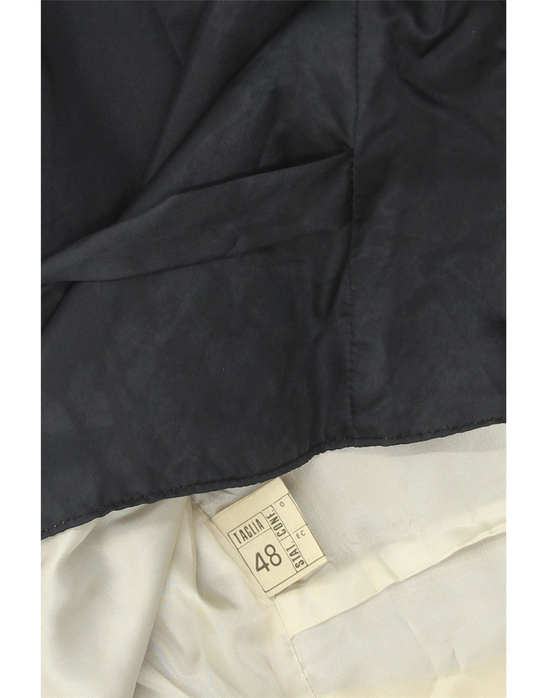 Chaleco vintage para hombre IT 48 Raya azul marino medio