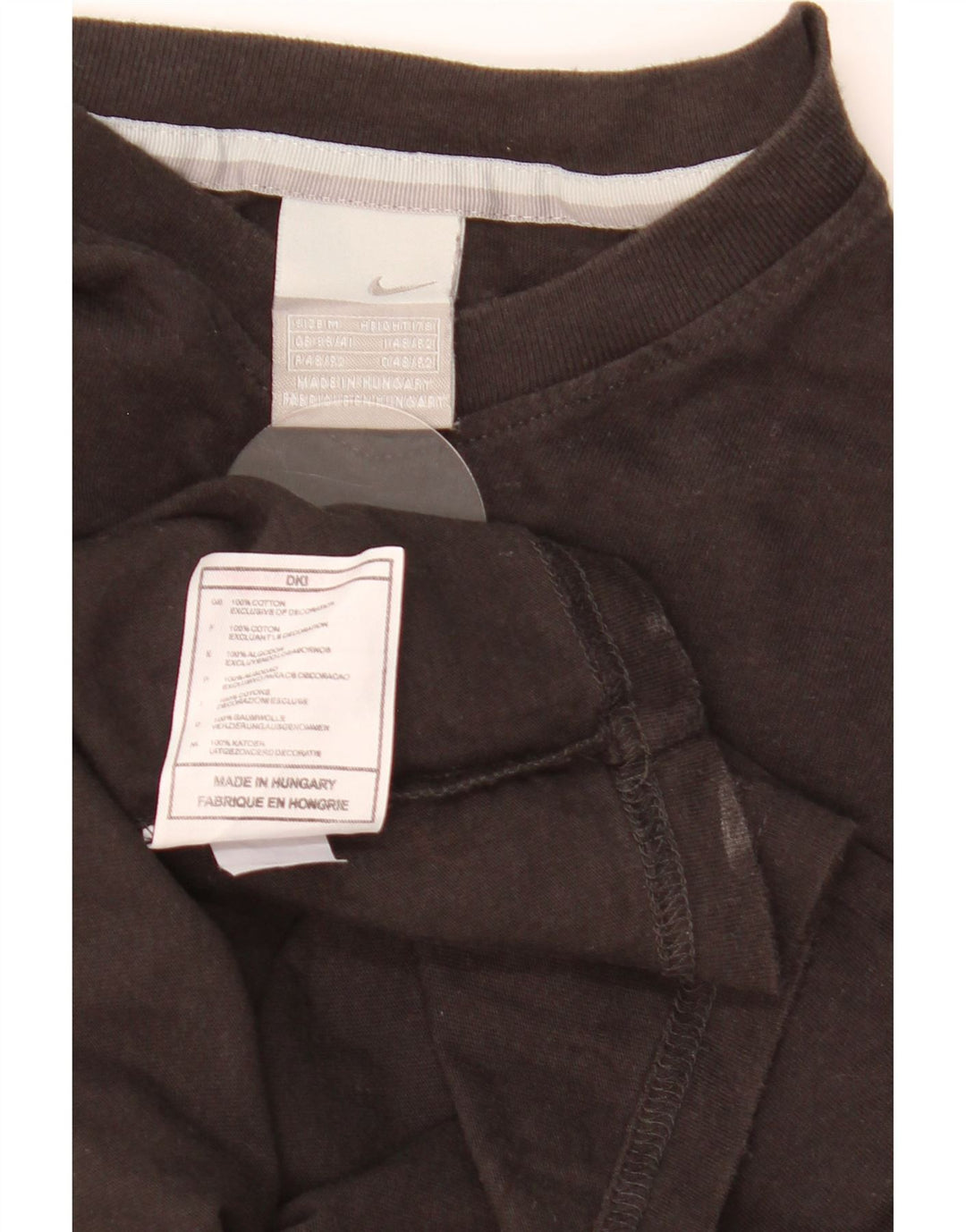 Nike Camiseta para hombre Top UK 39/41 Medium Negro Algodón