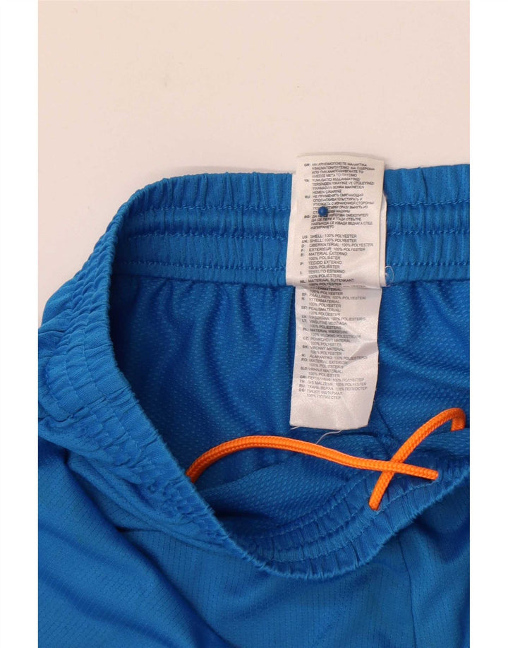Adidas Mens Graphic Sport Shorts Pequeño Azul Poliéster