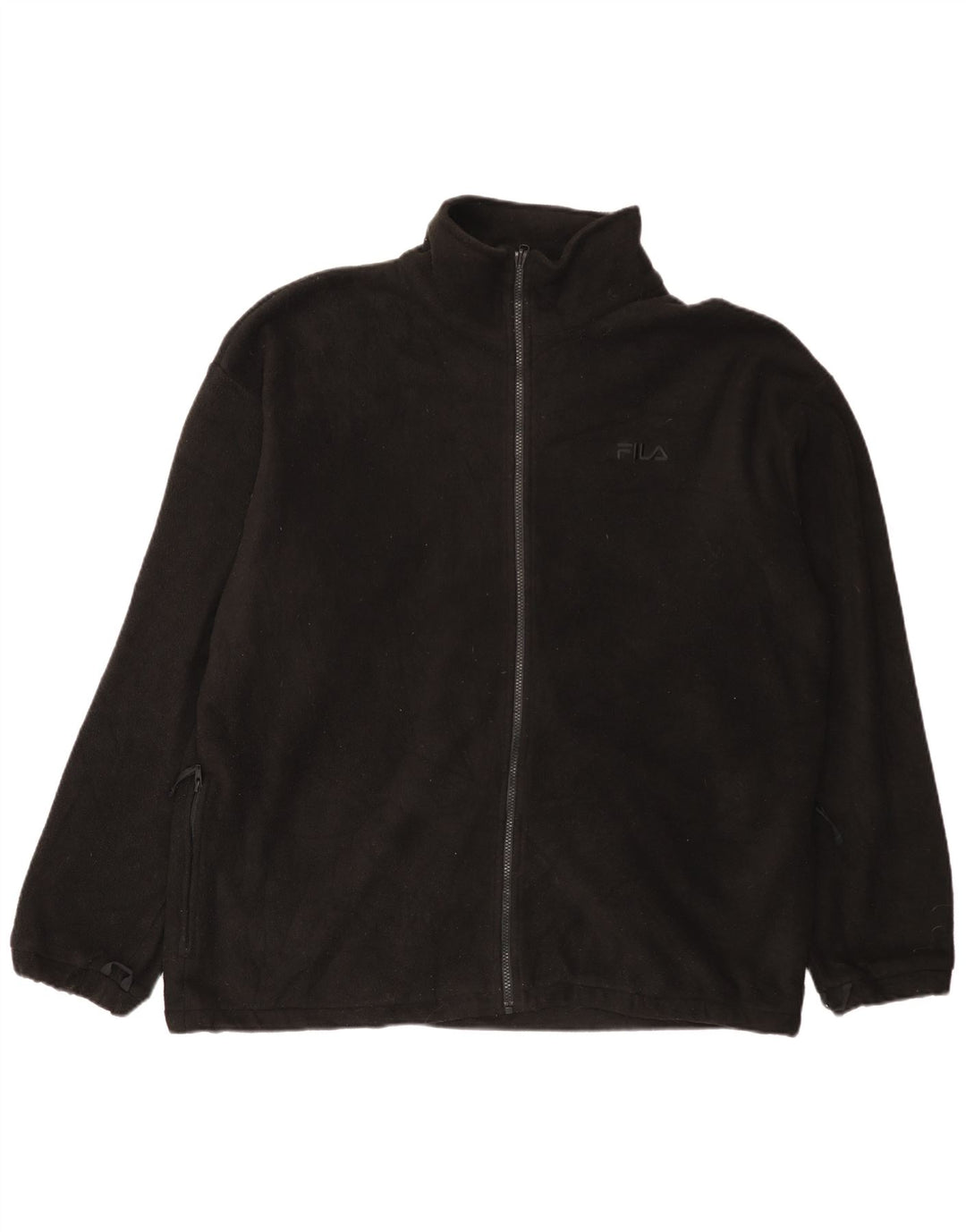 Fila Mens Liner Fleece Jacket UK 44 2XL Poliéster negro